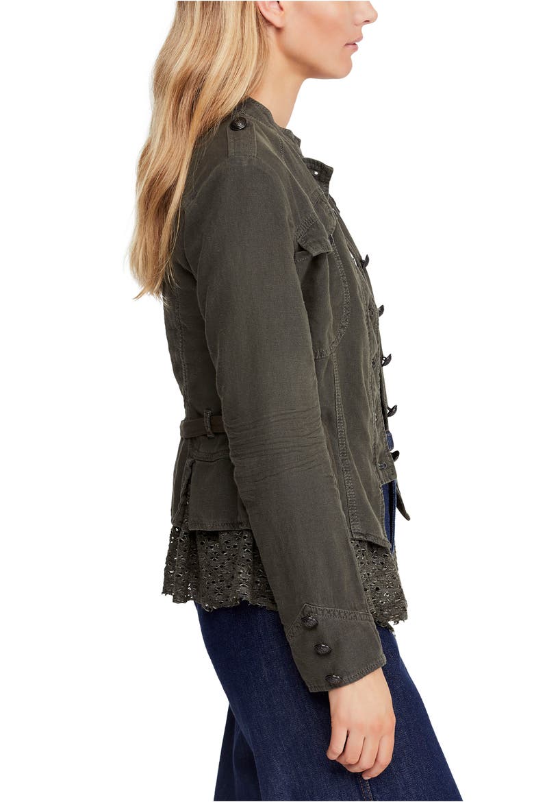 Emilia Jacket, Alternate, color, BITTER OLIVE