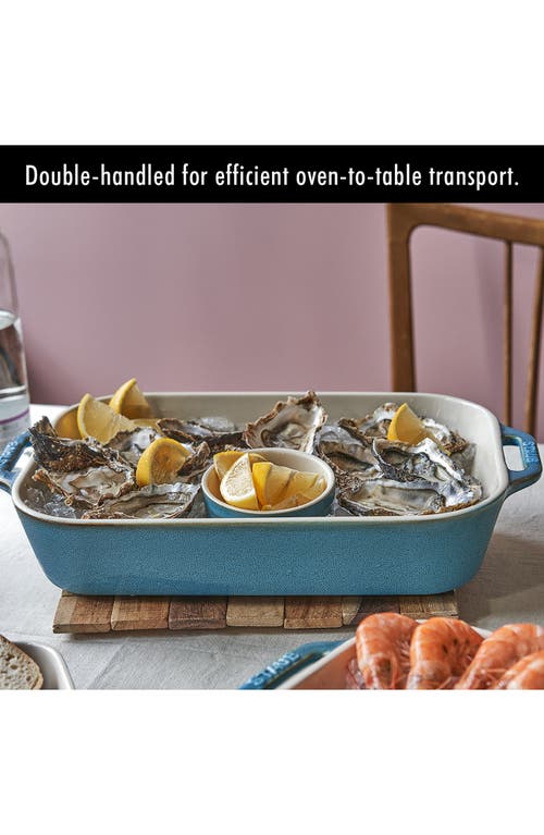 Staub Ceramic Rectangular Baking Dish 2-piece Set