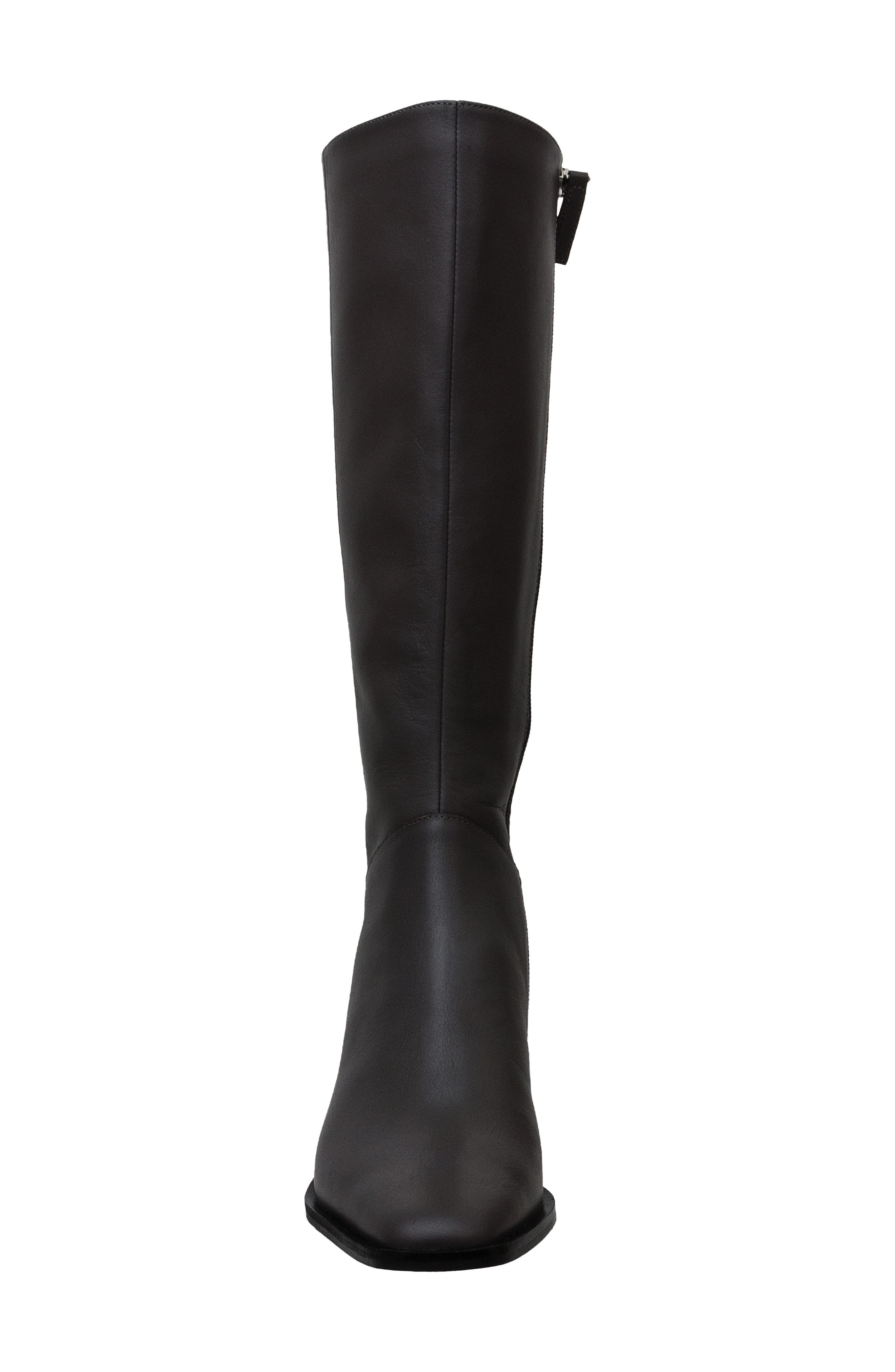 Linea Paolo Kyra Tall Boot, Alternate, color, Black