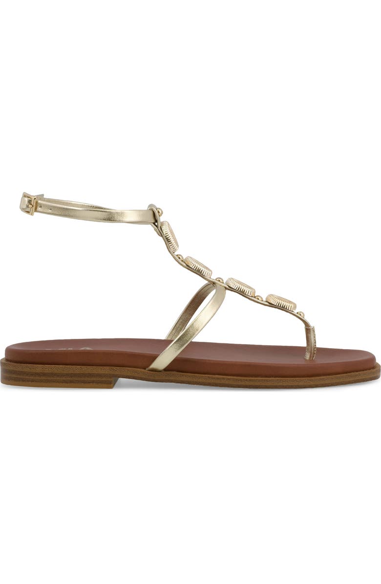 MIA Dorcie Ankle Strap Sandal, Alternate, color, Soft Gold