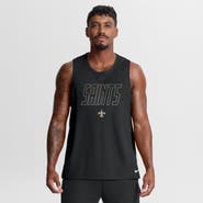Nike Men's Nike Black New Orleans Saints Kickoff Miler Dri-FIT Tank Top