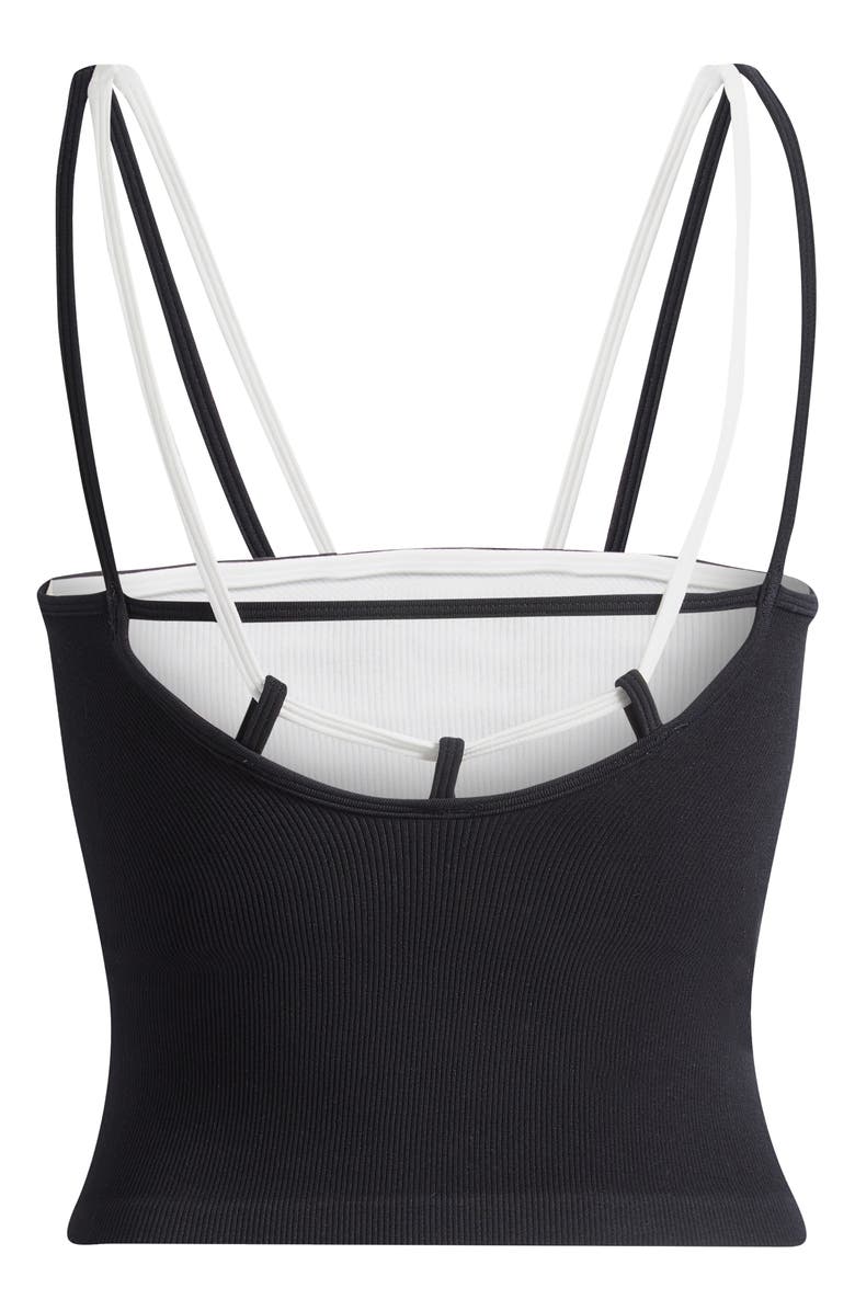 Free People All Clear Coastline Camisole, Alternate, color, Black Combo