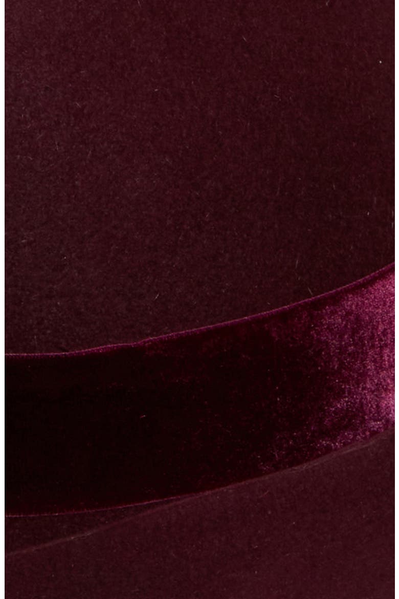 Belle Felt Western Hat (Nordstrom Exclusive), Alternate, color, OXBLOOD