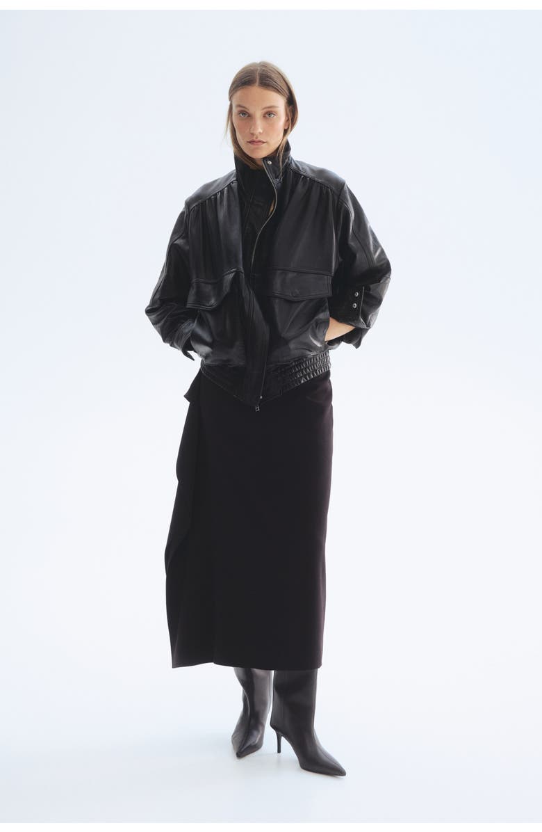 H&M Flounced Midi Skirt, Alternate, color, 