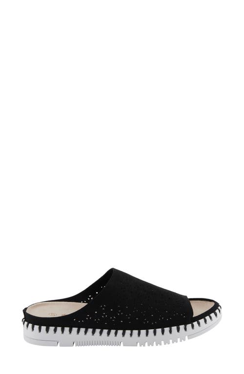 Patrizia By Spring Step Canopy Slide Sandal In Black
