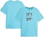 PUMA Men's Puma Sky Blue Manchester City FtblCore Graphic T-Shirt