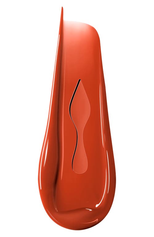 Christian Louboutin Rouge Stiletto Vinyl Gloss In Burning Spice