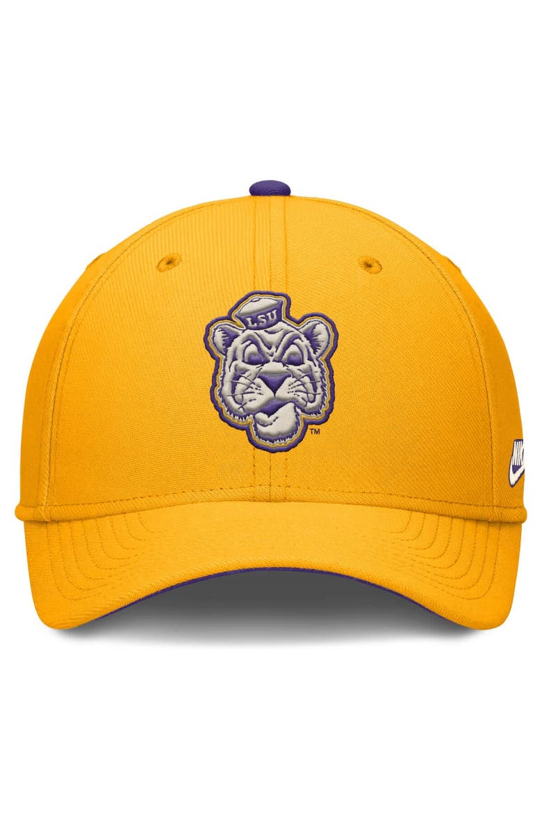 Nike Men's Nike Gold LSU Tigers Legacy Rise Performance Flex Hat, Alternate, color, Gold