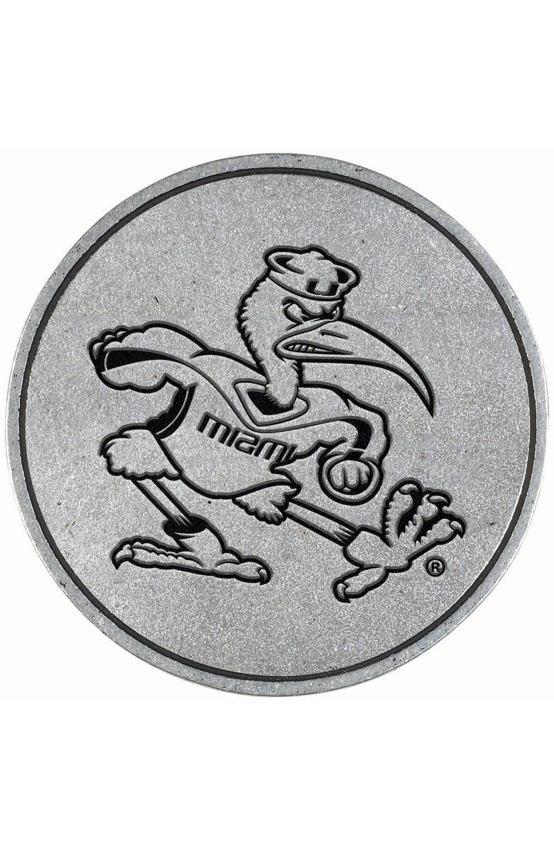 CARSON INDUSTRIES Miami Hurricanes Standard Pewter Hitch Cover, Main, color,