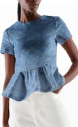 AS by DF Dominga Denim Top