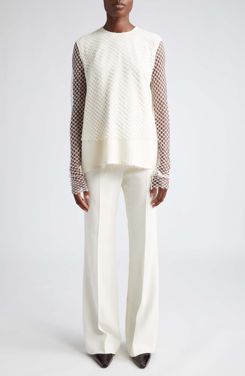 TOTEME Layered Lace Top, Alternate, color, 