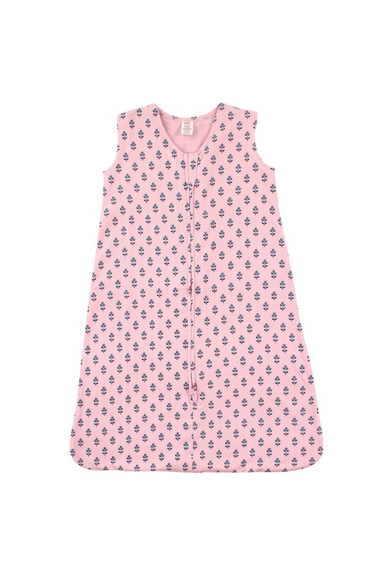 Sleeveless Organic Cotton Sleep Cocoon, Main, color, Tiny Flower