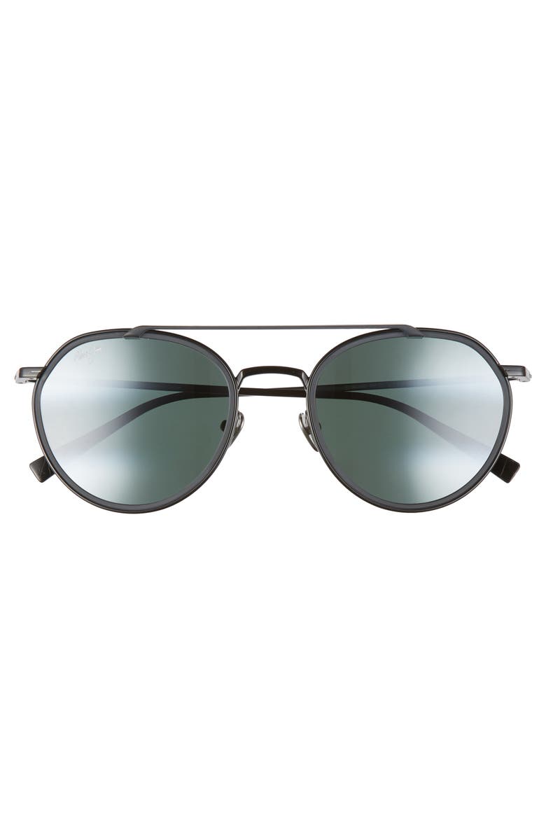 Maui Jim Bowline 53mm Polarized Round Sunglasses, Alternate, color,