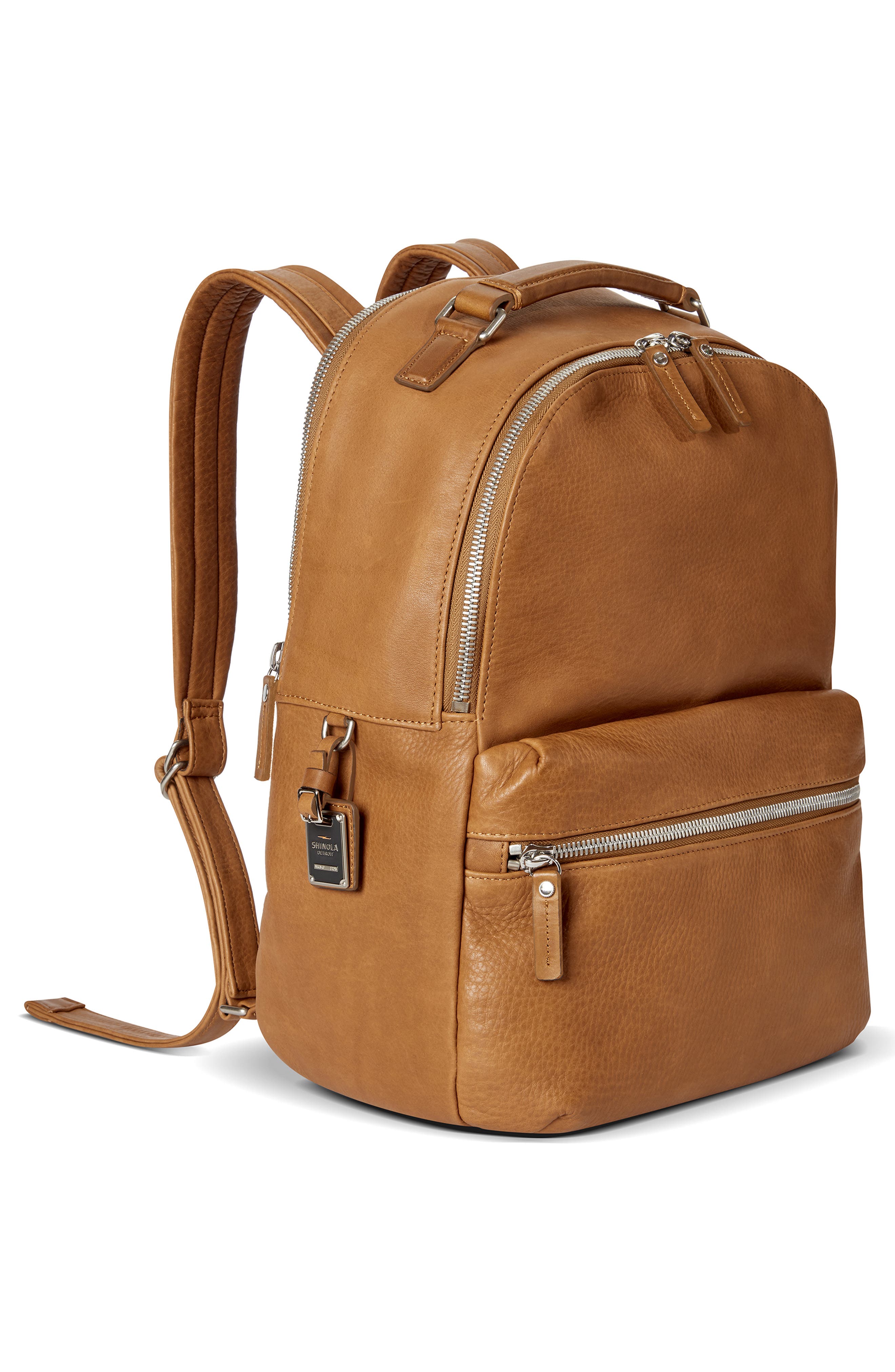 Runwell Leather Backpack, Alternate, color, TAN