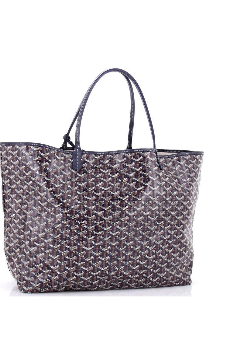 Pre-Owned Goyard Saint Louis Tote Coated Canvas GM, Alternate, color, Blue