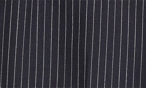 Thom Browne Fit 1 Pinstripe Wool Backstrap Pants In Black