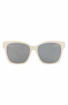 Balenciaga 57mm Square Sunglasses