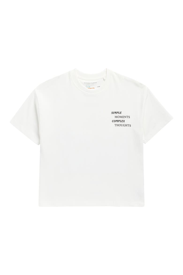 Kids' No Rain in Brooklyn Graphic T-Shirt, Main, color, WHITE