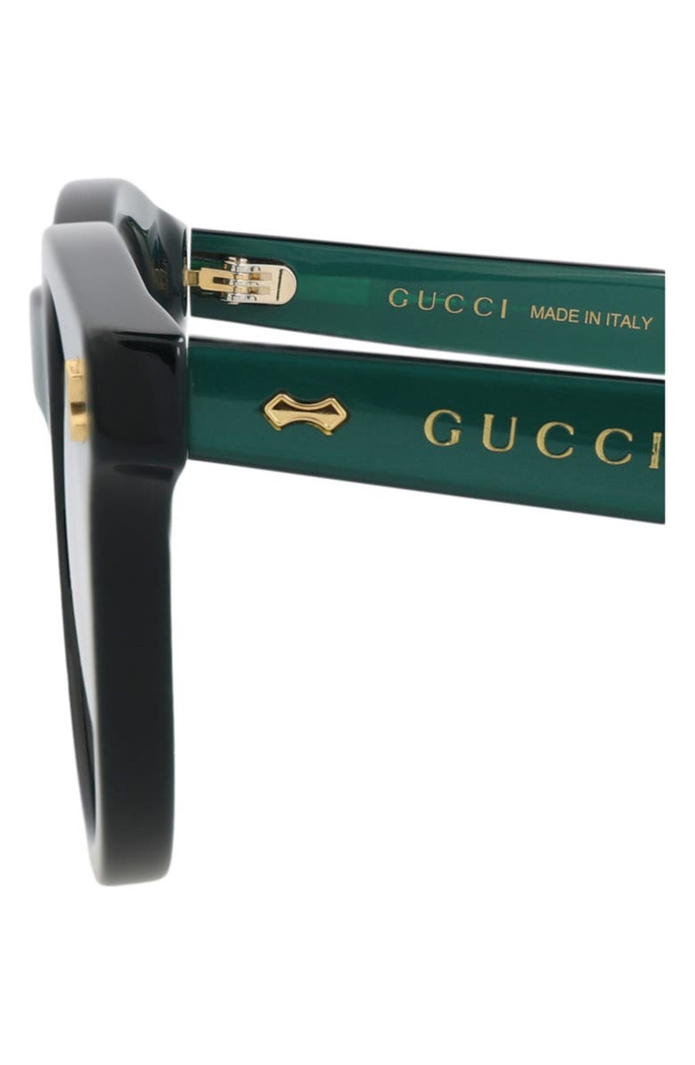 Gucci 48mm Round Optical Frames, Alternate, color,