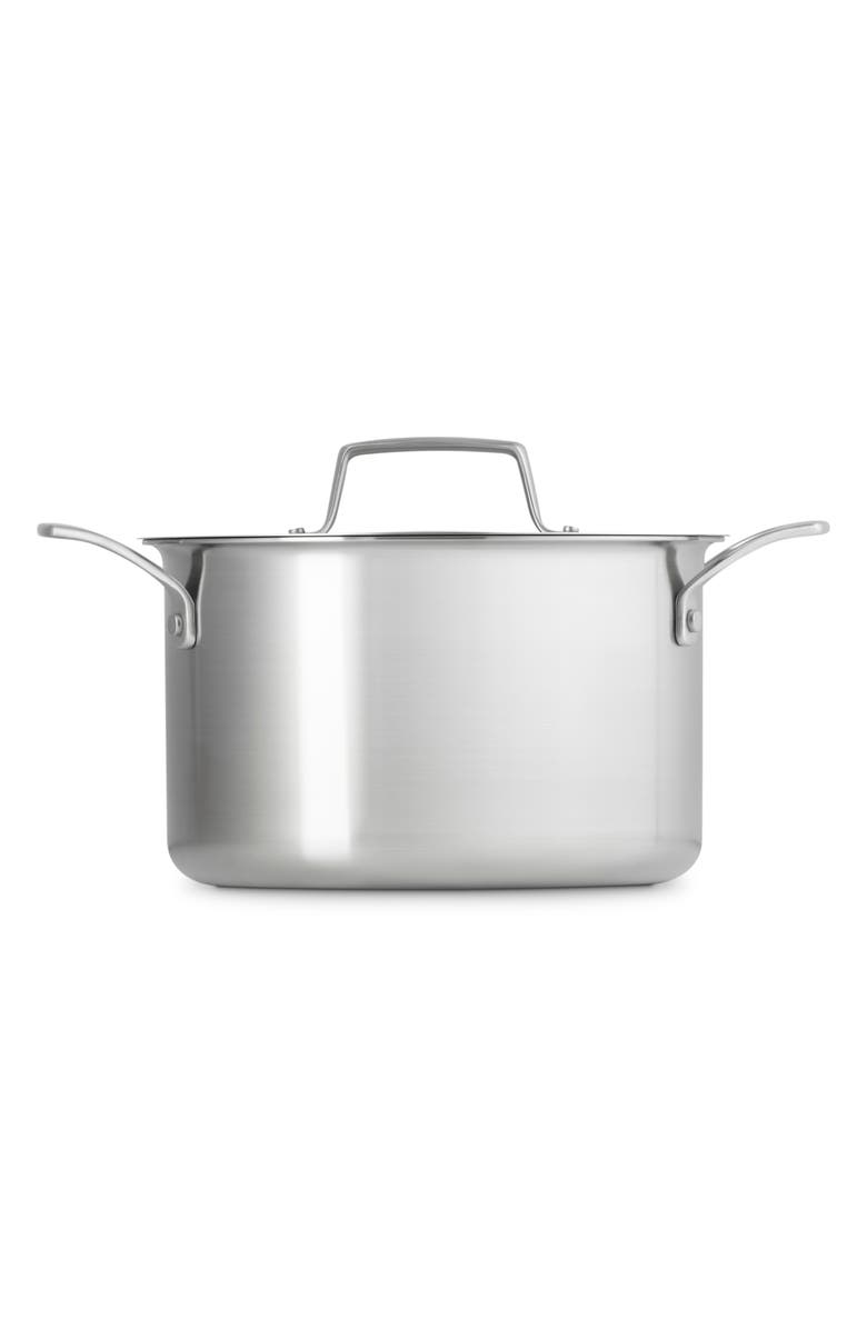 Le Creuset 4-Quart Essential Stainless Steel Stock Pot, Main, color, Stainless Steel