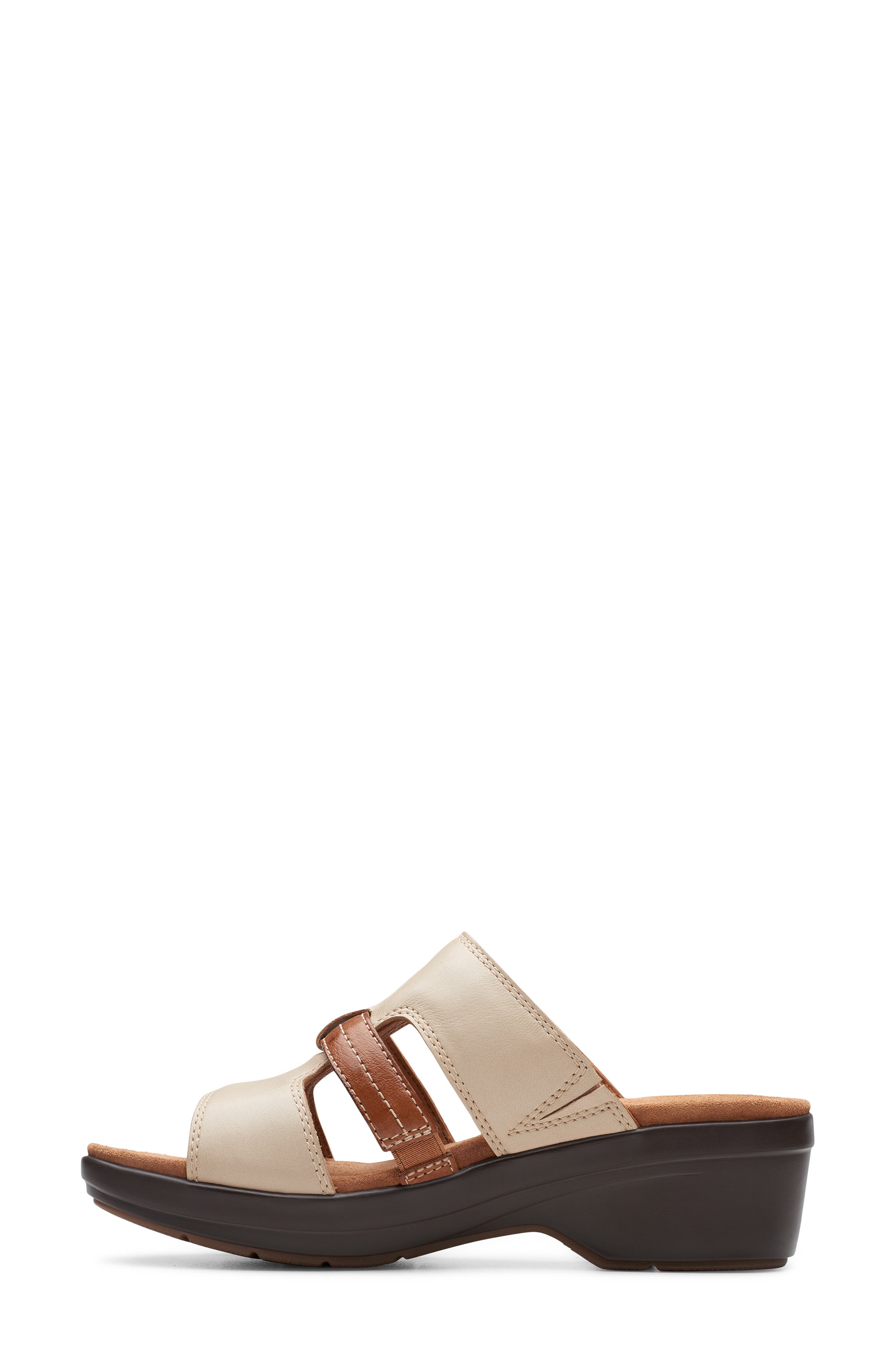 Clarks<sup>®</sup> Tuleah Jane Slide Sandal, Alternate, color, Sand Combi