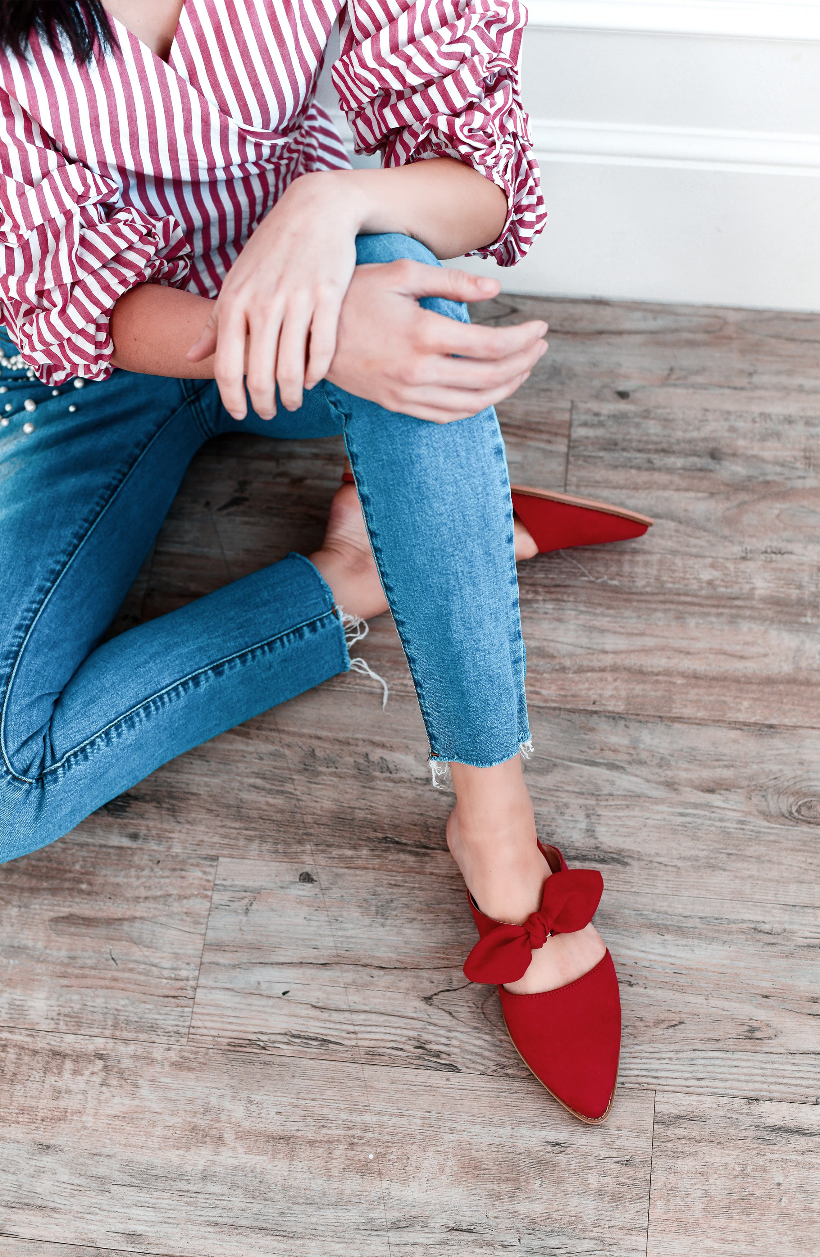 Journee Collection JOURNEE Telulah Bow Mule, Alternate, color, Grey