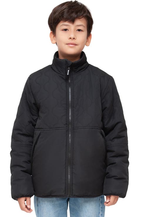 Kids' Reversible Warm Fleece Puffer Jacket (Little Kid & Big Kid)
