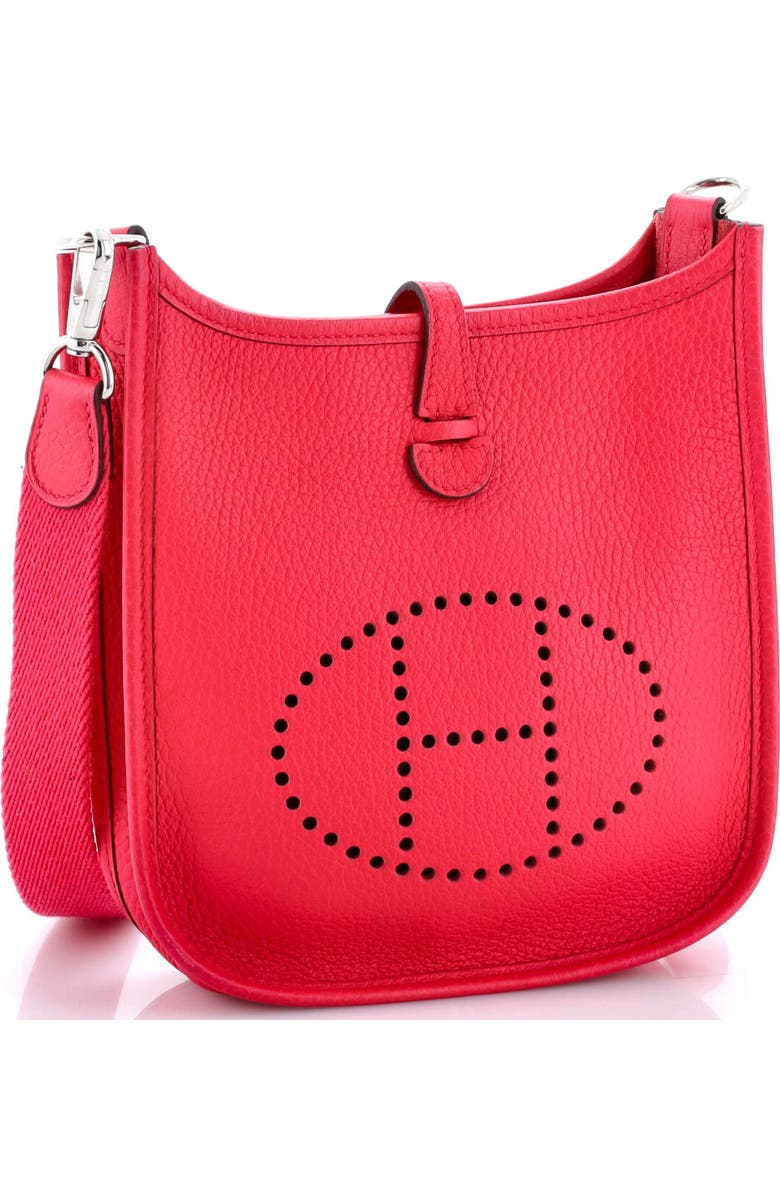 Pre-Owned Hermes Evelyne Bag Gen III Clemence TPM, Alternate, color, Rose Extreme