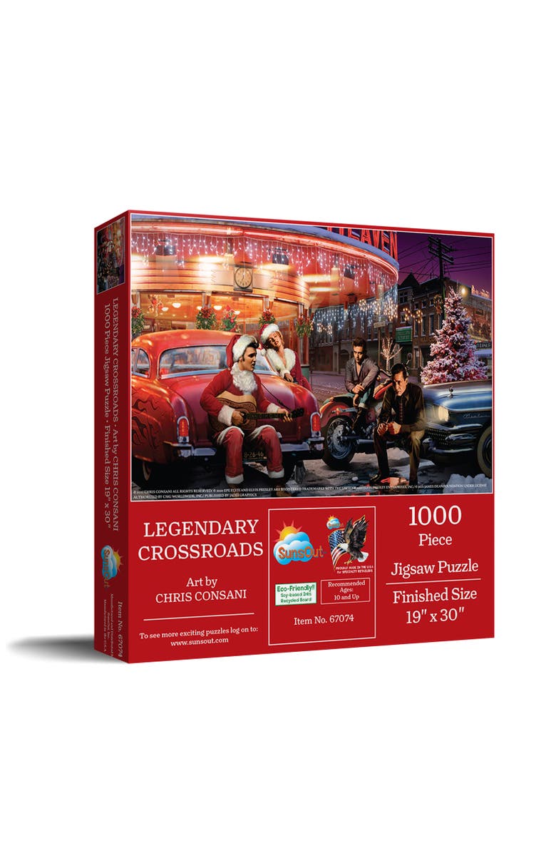 Sunsout Legendary Crossroads 1000 piece Jigsaw Puzzle for Adults, Main, color, Multicolor