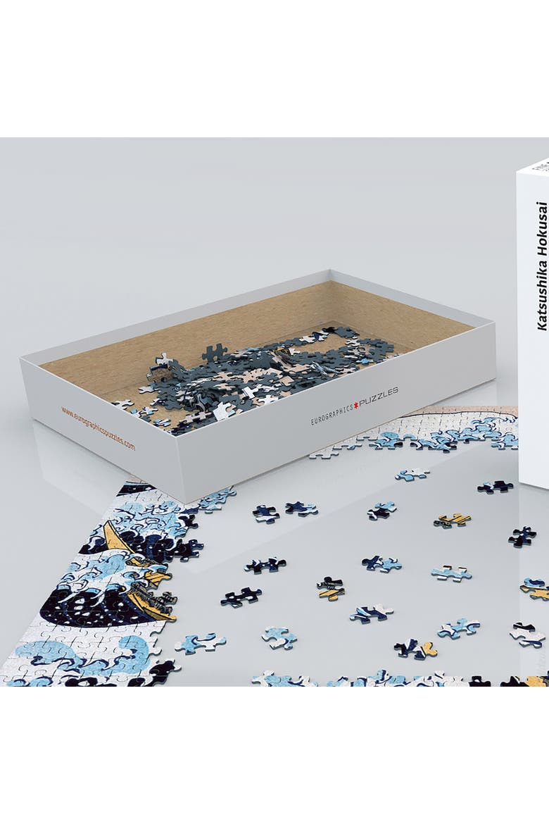 Great Wave Off Kanagawa By Hokusai 1000 Piece Puzzle, Alternate, color, Multicolored