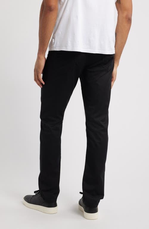 Ag Tellis Airluxe™ Commuter Performance Sateen Slim Fit Pants In True Black