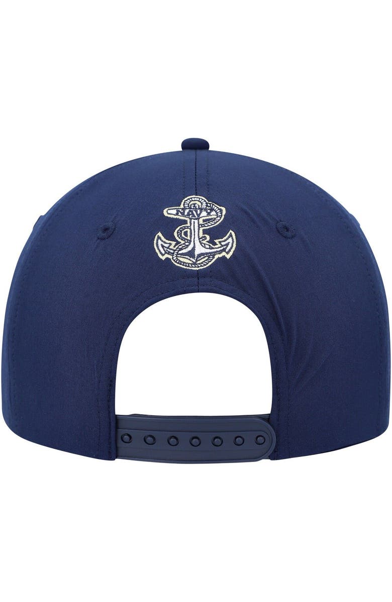 COLOSSEUM Men's Colosseum Navy Navy Midshipmen Positraction Snapback Hat, Alternate, color,