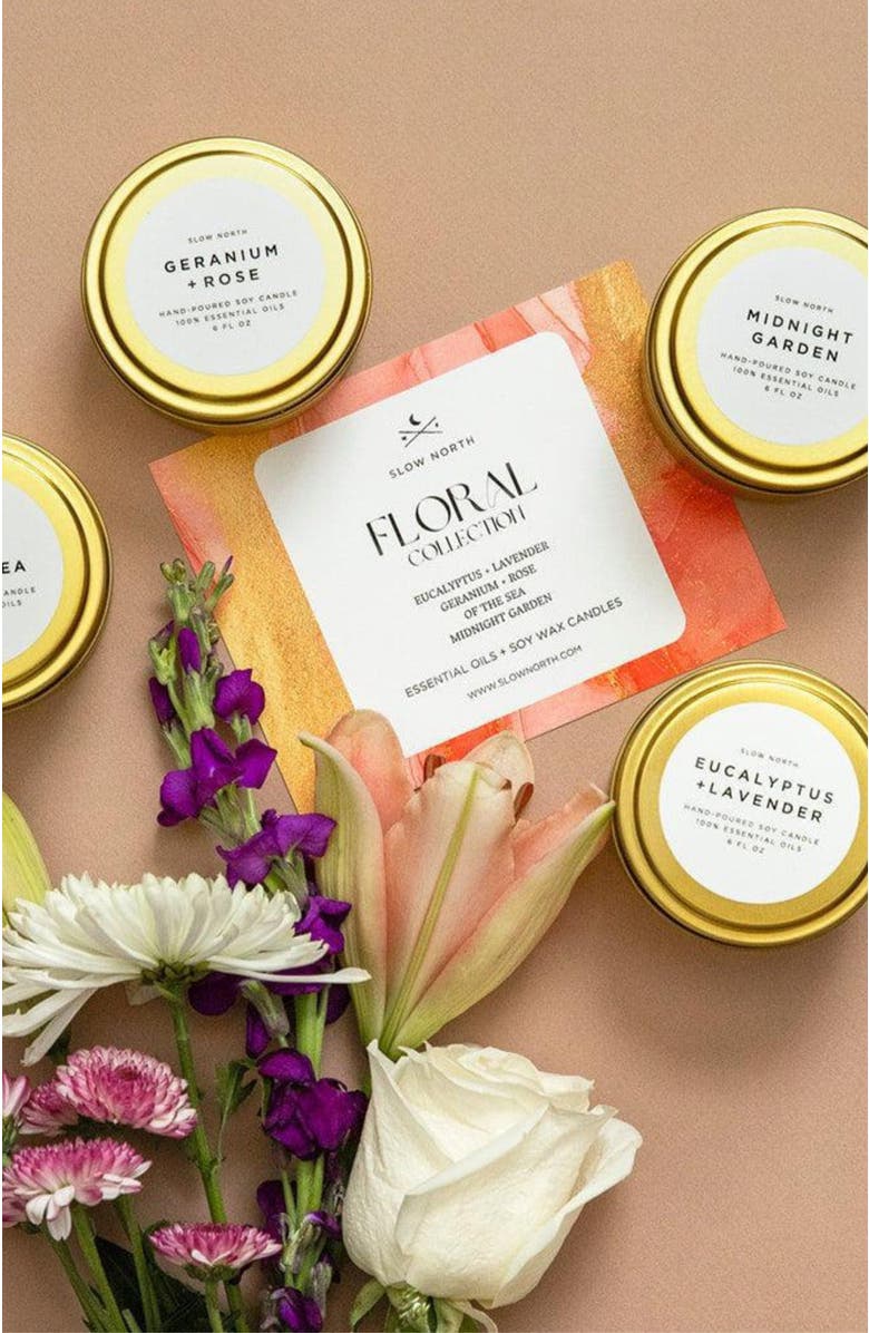 SLOW NORTH Floral Collection - 4 Pack, Alternate, color, NO COLOR