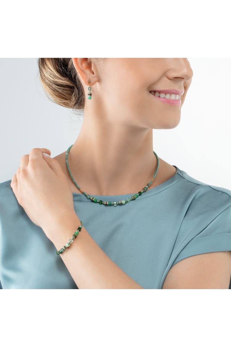 Mini Cubes Bracelet, Alternate, color, Green