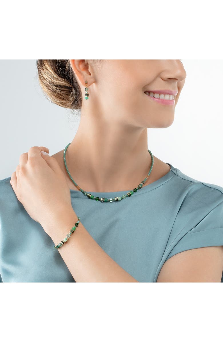 COEUR DE LION Mini Cubes Bracelet, Alternate, color, Green