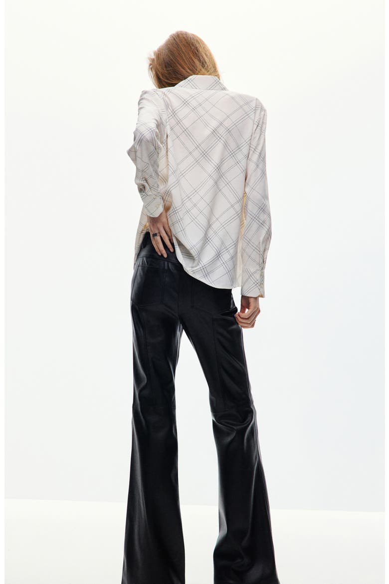 Printed Straight Shirt, Alternate, color, ECRU