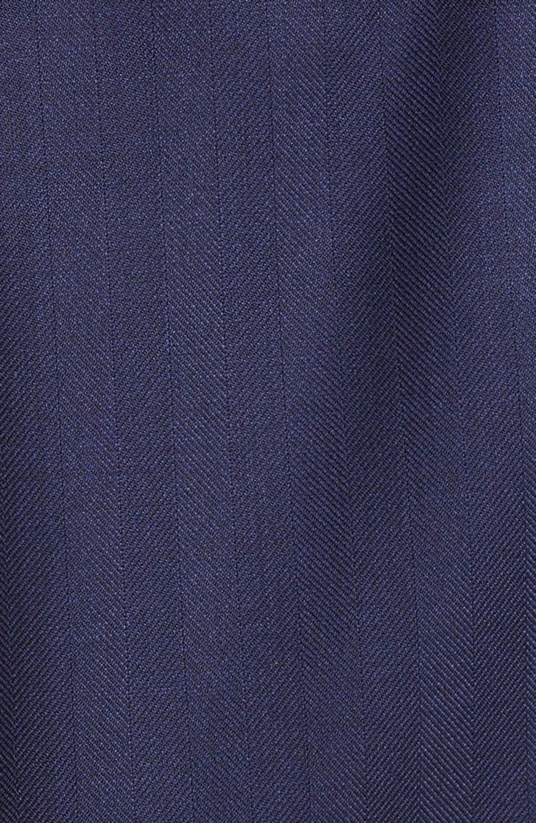 Thom Sweeney Wool Herringbone Twill Bomber Jacket, Alternate, color, 