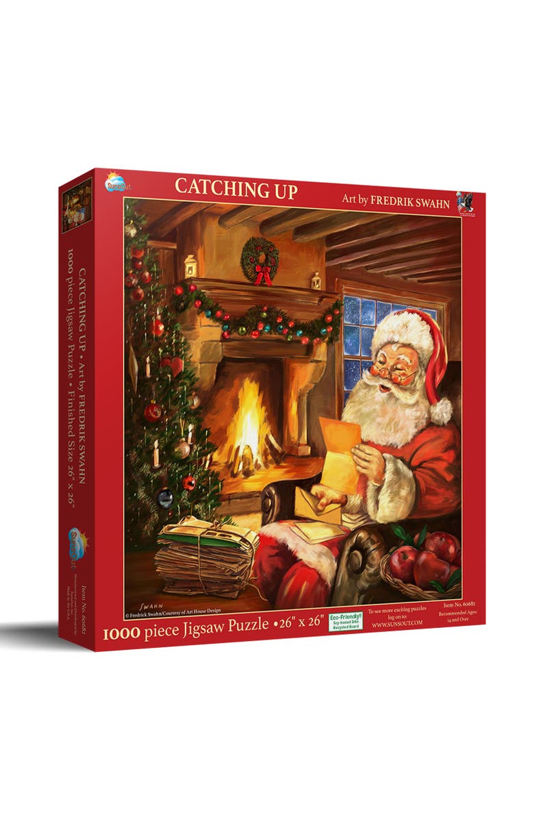 Sunsout Catching Up 1000 piece Jigsaw Puzzle for Adults, Main, color, Multicolor