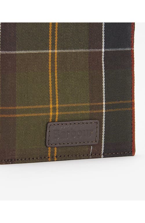 Barbour Mens Tartan Cotton Wallet Classic Tartan In Multi