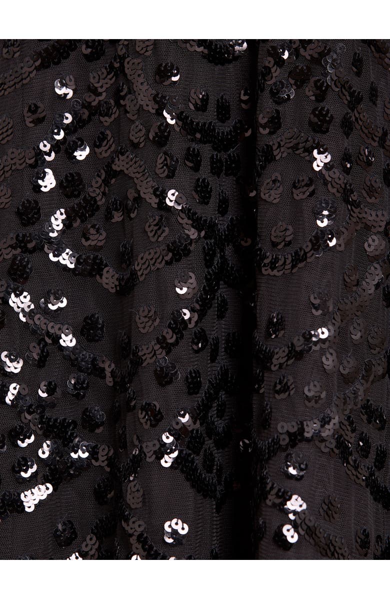 Needle & Thread Deco Dot Ankle Gown, Alternate, color, Graphite