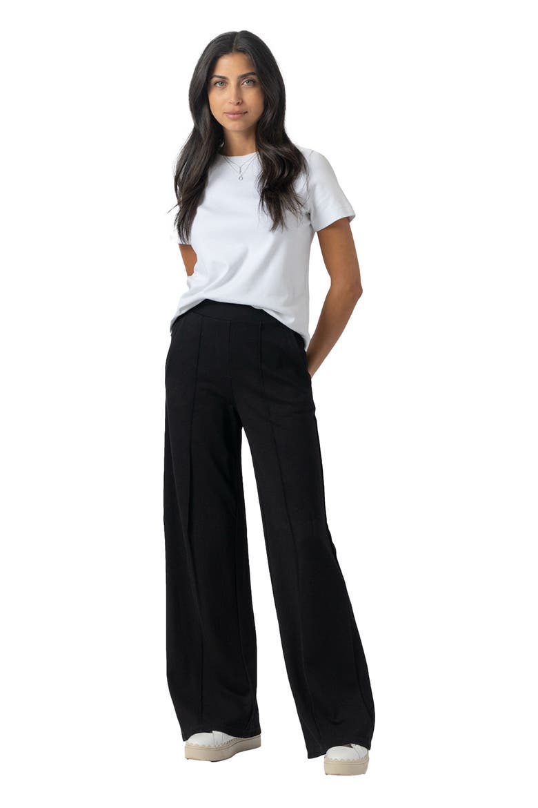 Keller Wide Leg Pant, Alternate, color, black