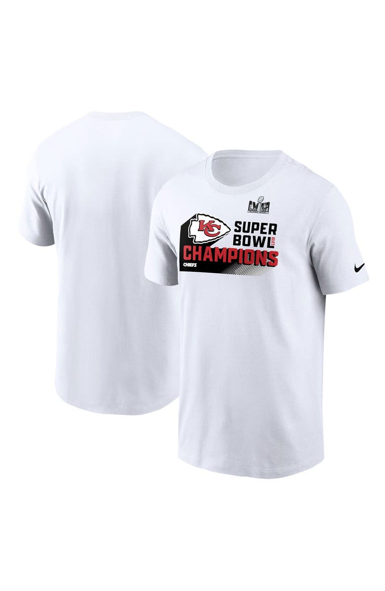 Nike Men's Nike White Kansas City Chiefs Super Bowl LVIII Champions Iconic T-Shirt, Main, color, 