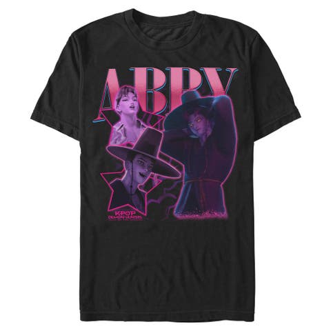 Men's KPop Demon Hunters Abby Saja Collage  Graphic T-Shirt