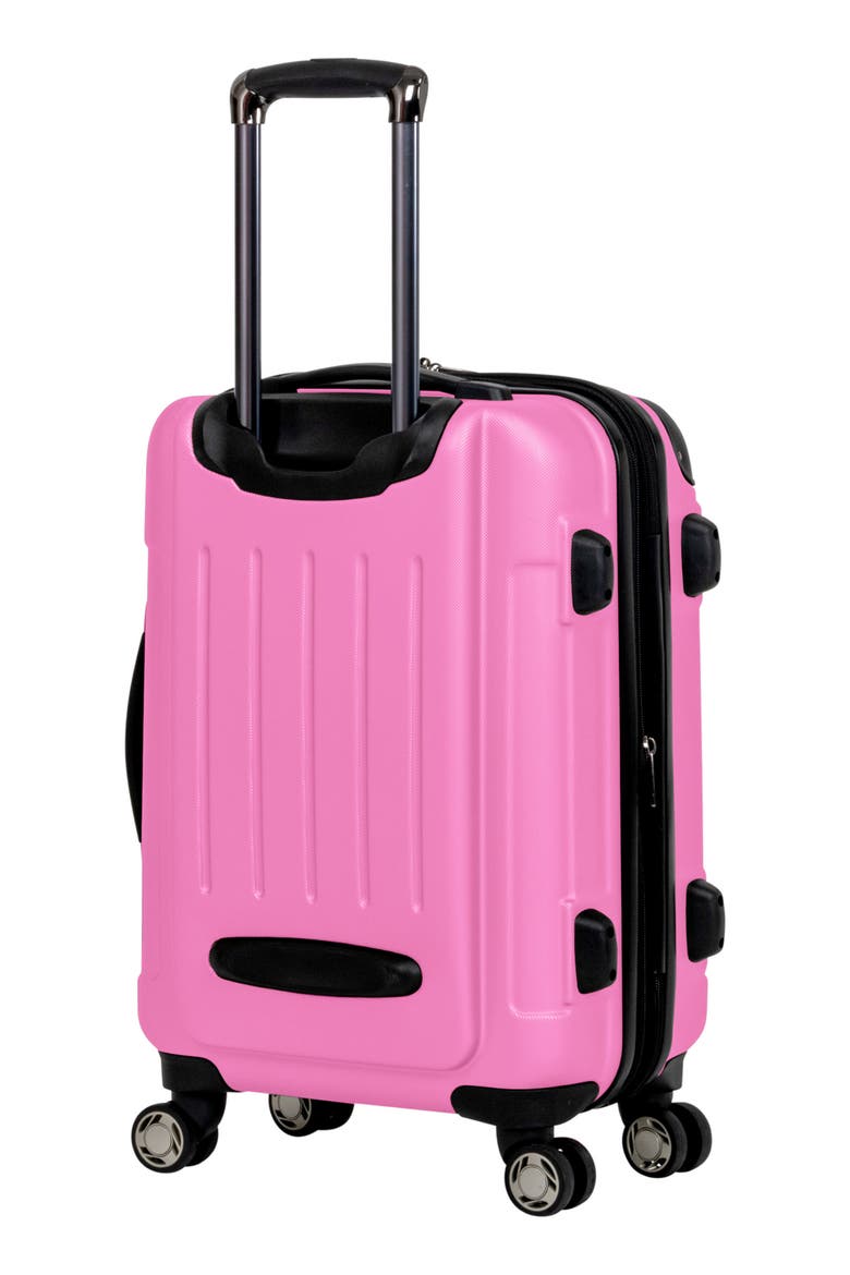 Renegade 20” Lightweight Hardside Expandable Carry-On Luggage, Alternate, color, WATERMELON
