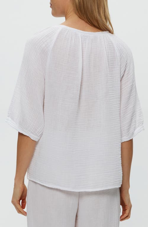 Michael Stars Jane Puff Sleeve Top