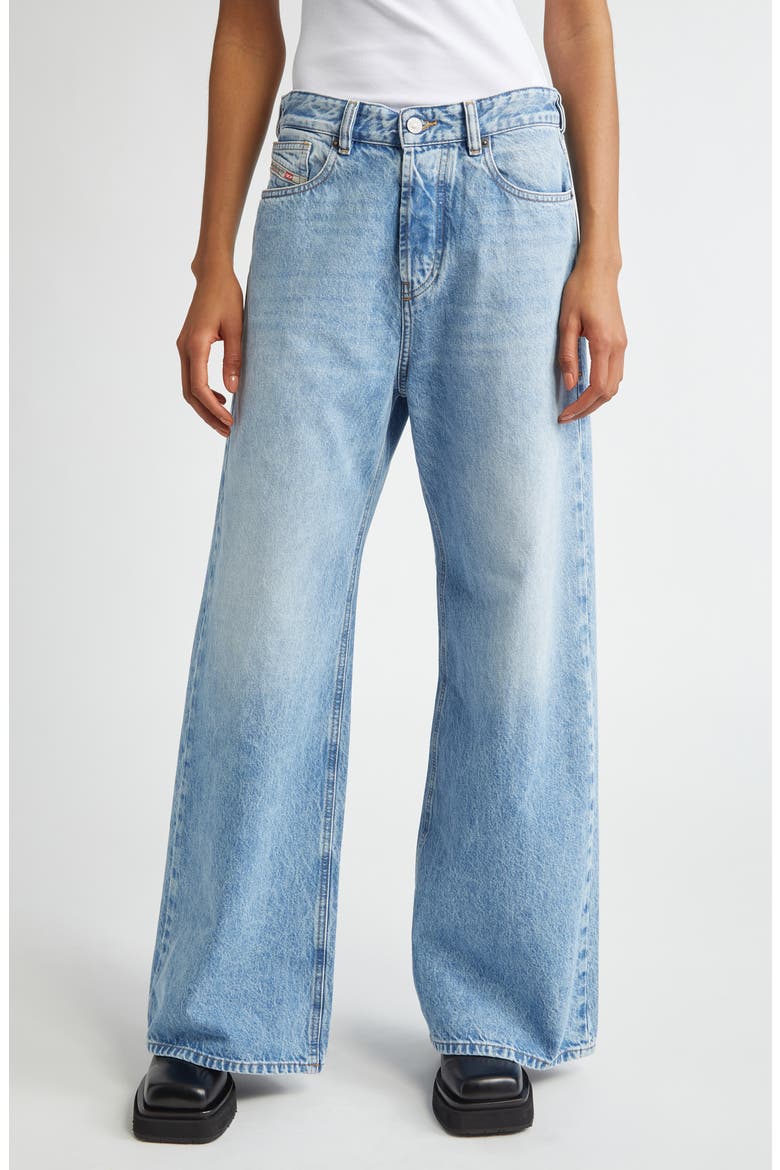 1996 D-Sire Low Rise Wide Leg Jeans, Main, color, DENIM