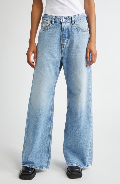 DIESEL® Wide Leg Jeans | Nordstrom