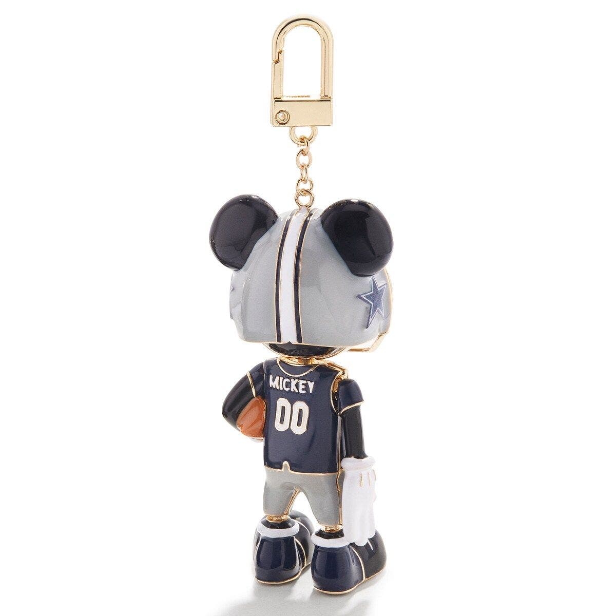 Dallas Cowboys Disney Mickey Mouse Keychain, Alternate, color, Gray