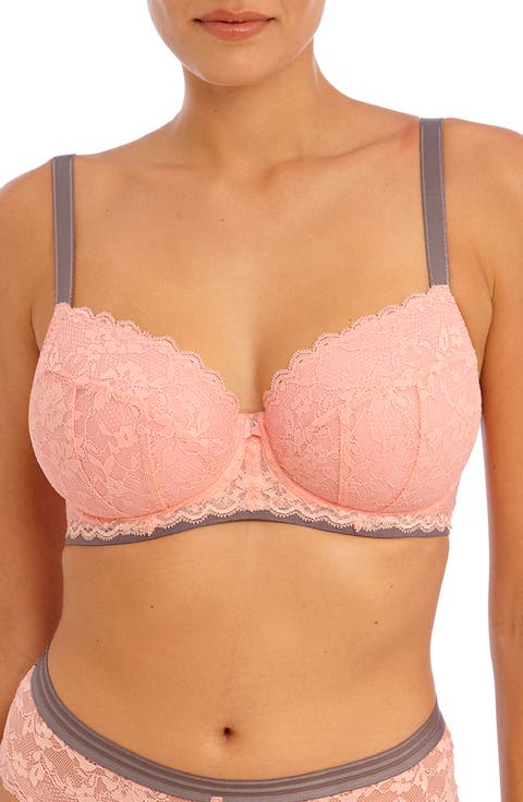 Offbeat Underwire Padded Half Cup Bra