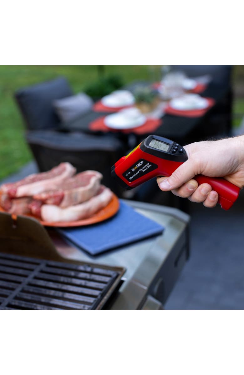 Maverick Infrared BBQ Surface Thermometer, Alternate, color, Red/Black